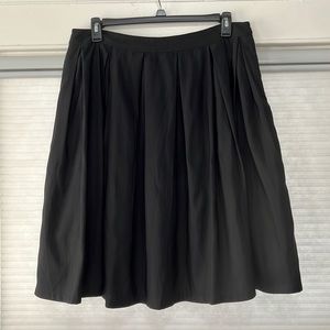 Forever 21+ Black Pleated Circle Skirt